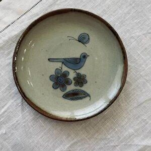 Ken Edwards Mexican Tonala Pottery El Palomar 6.5" Plate Saucer Collectible Vtg